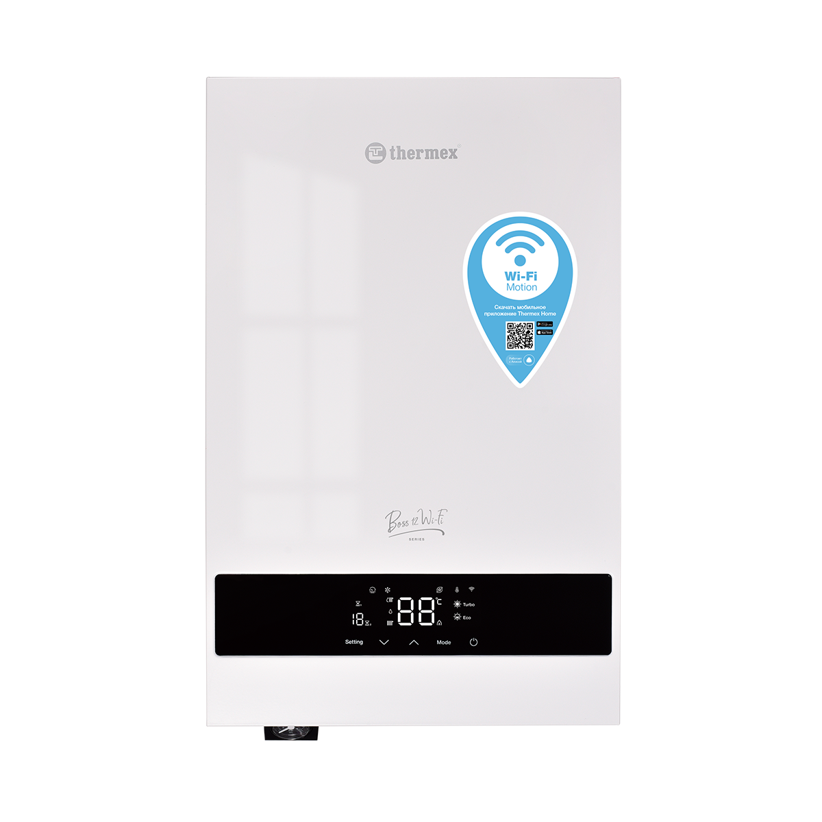 Thermex Boss 12 Электрический котел Wi-Fi (White)